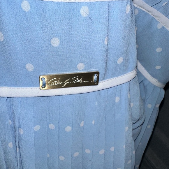 Marilyn Monroe Pleated Tiered Dress 30W - Picture 3 of 4